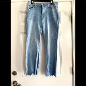 Excellent condition ladies distressed jeans